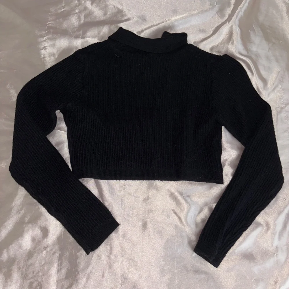 PrettyLittleThing Black Ribbed Knit Set - Picture 4 of 6